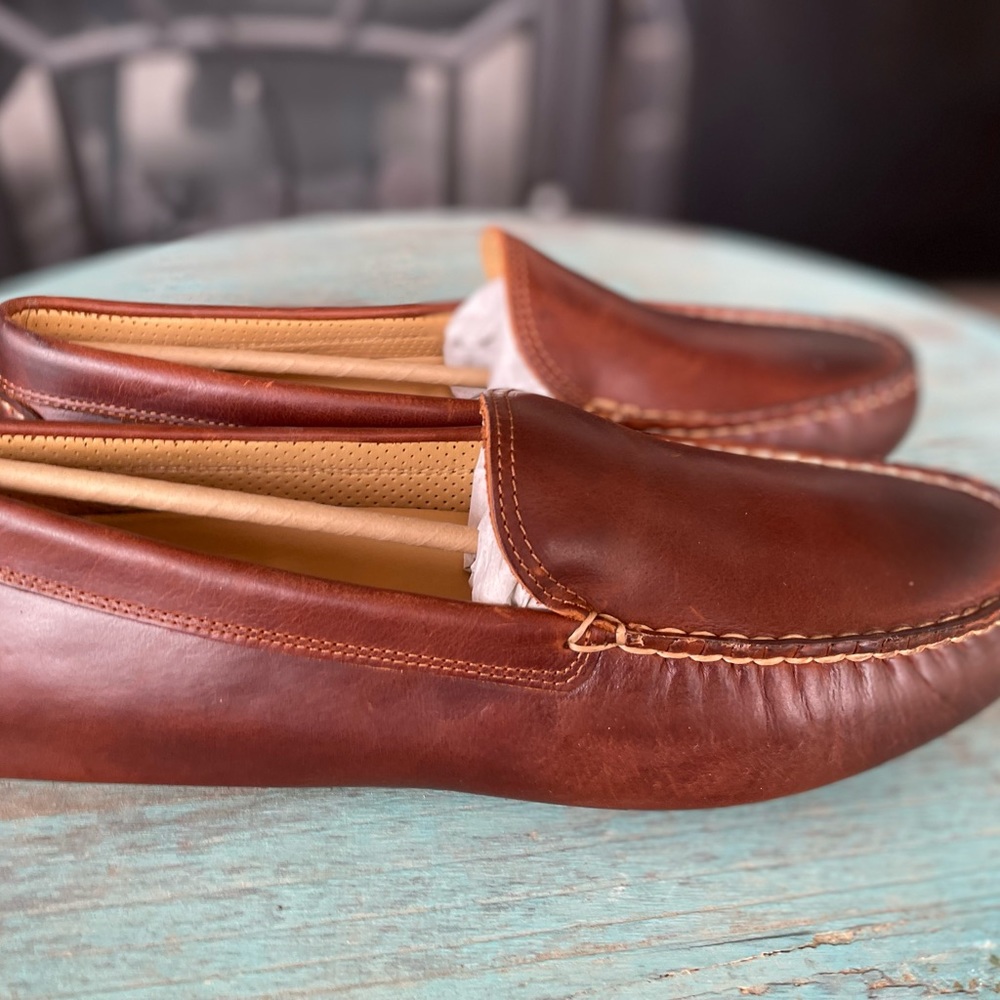 Sperry Gold Club Meridian Tan Slip-on Shoes - Brand New